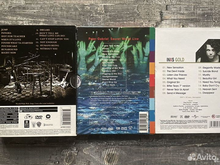 DVD музыка: Depeche Mode, Oasis, Madonna,Rammstein