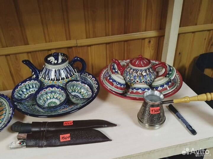 Ляганы, чайные наборы, узбекская посуда