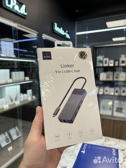 USB-хаб Wiwu Linker 9 in 1 для MacBook