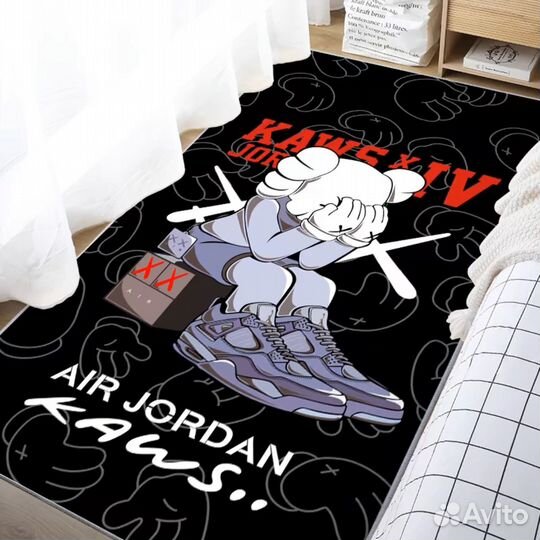 Ковер bearbrick x nike