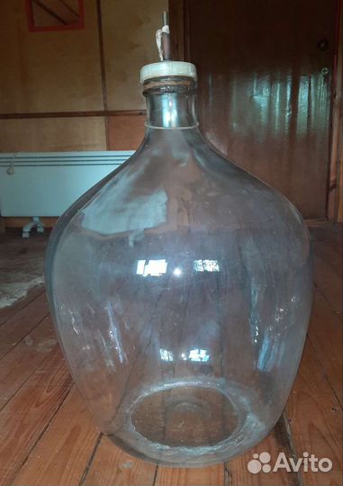 Бутыль стеклянная 50 литров СССР