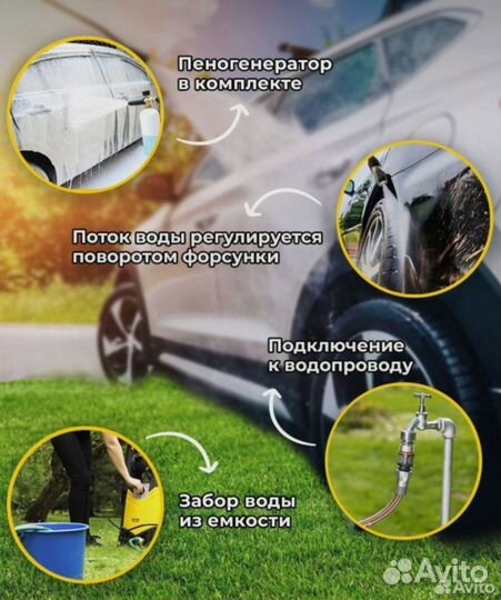 Мойка высокого давления Huter W105-P