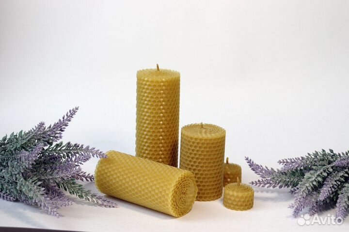 Свечи из вощины (натуральные свечи ручной работы)