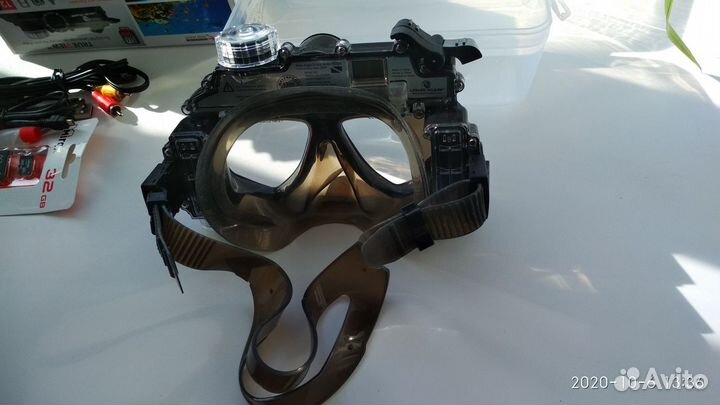 Маска для подводной видеосъёмки liguid image