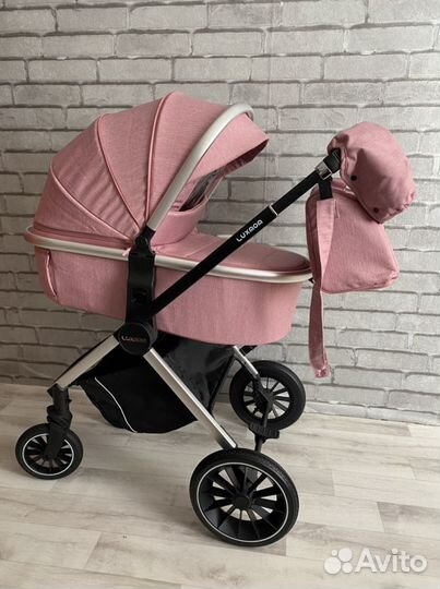 Коляска 2 в1 Люксмам 750 (нежно розовая)