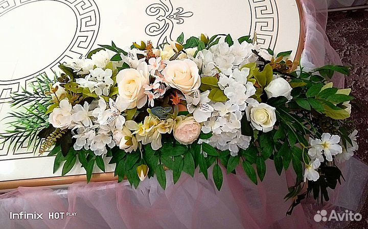 Украшение для свадебного Президиума