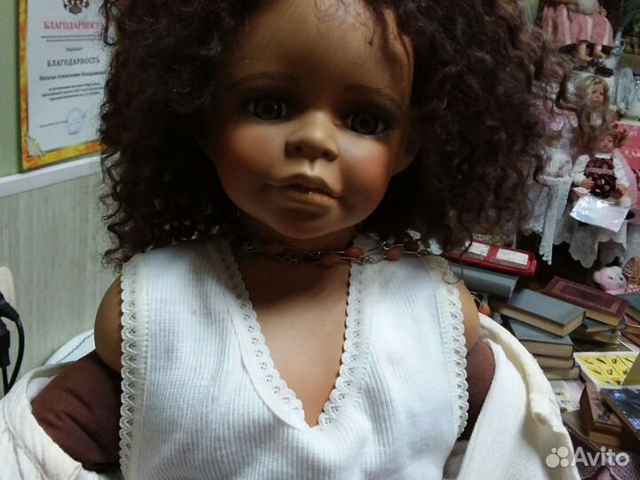 Фарфоровая, Молли, авторская,коллекционная кукла