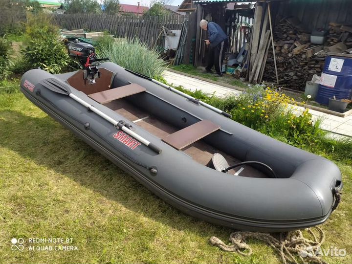 Лодка Посейдон и мотор 2-хтактный Меркури