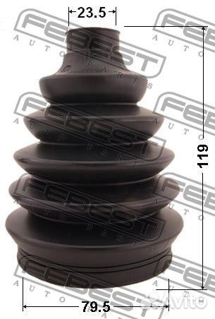 Пыльник шрус наружный комплект pvc 79.5x119x23.5