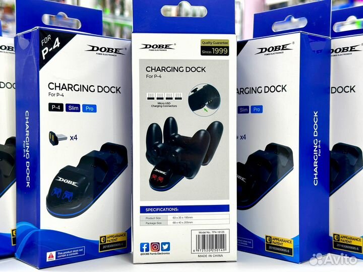 Зарядная станция Dobe (PS4) NEW