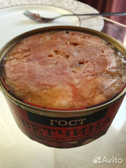 Ветчина свиная премиум тушёнка