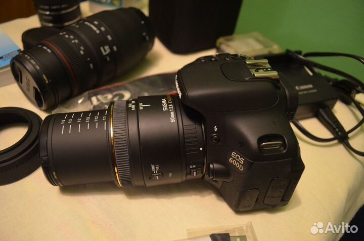 Фотоаппарат Canon EOS 600d (набор для макросъёмки)