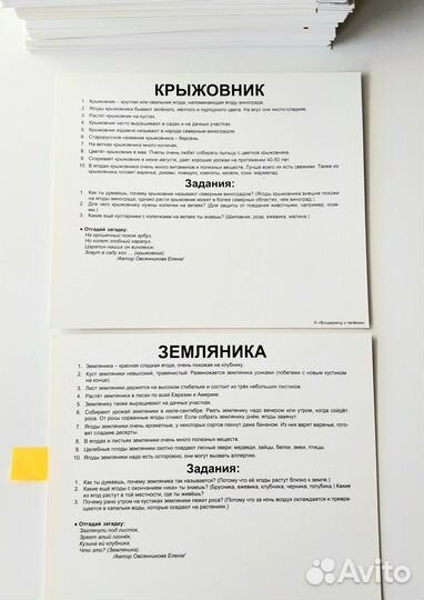 Пакет Карточек домана набором 236штук