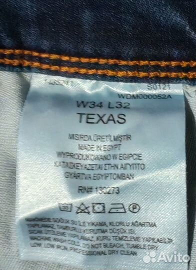 Джинсы Wrangler Texas W34, L32 мужские