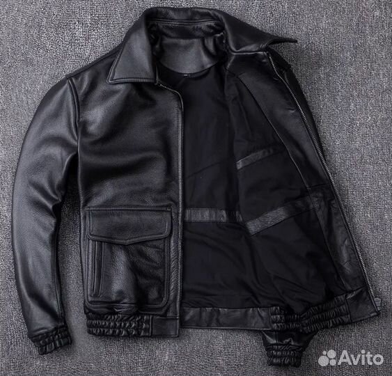 Кожаная куртка мужская
