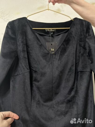 Велюровое платье