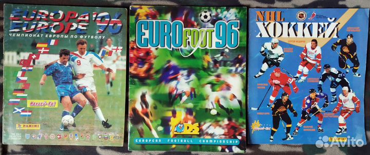 Журнал для наклеек DS, Panini - хоккей, футбол 96