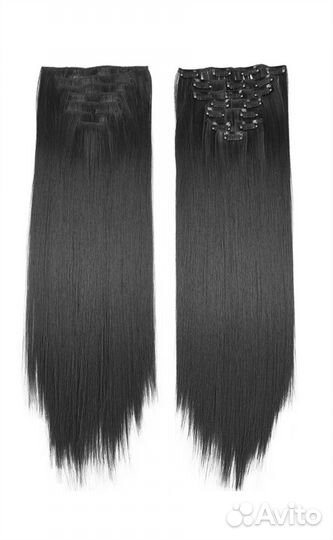 Волосы на заколках