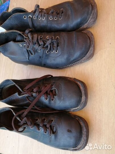 Лыжные ботинки советские