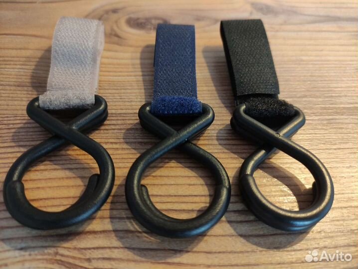 Крючки на коляску (на липучке)