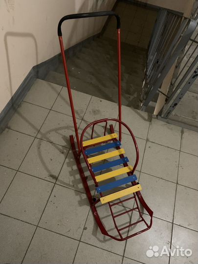 Детские зимние санки