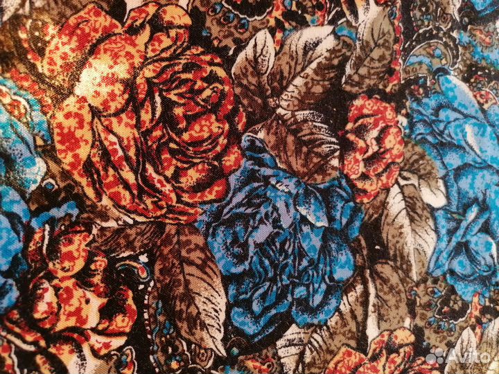 Отрез ткани штапель СССР