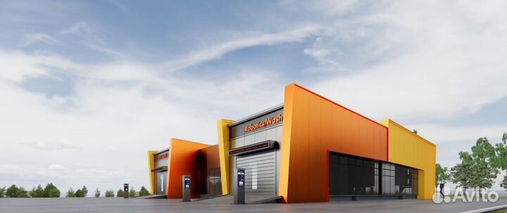 Робот-мойка для автомобилей Сделано в РФ. Под ключ