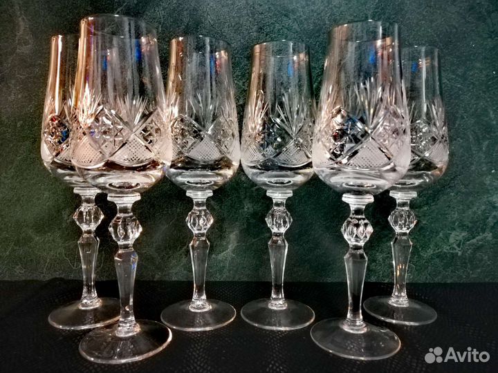 Хрустальные фужеры