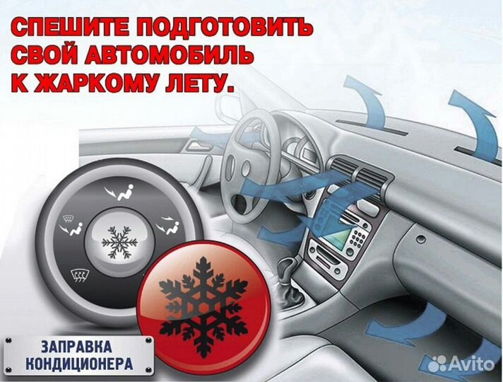 Диагностика и Заправка кондиционера