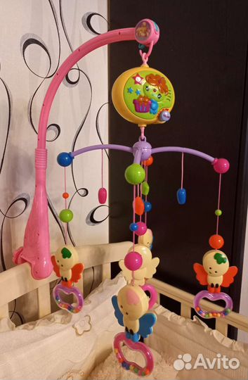 Детский музыкальный мобиль на кроватку