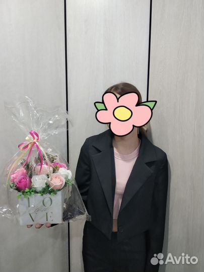 Букеты из мыльных роз