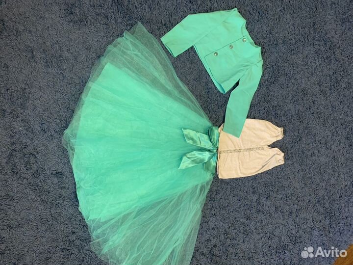 Новогодний костюм для девочки кукла 116