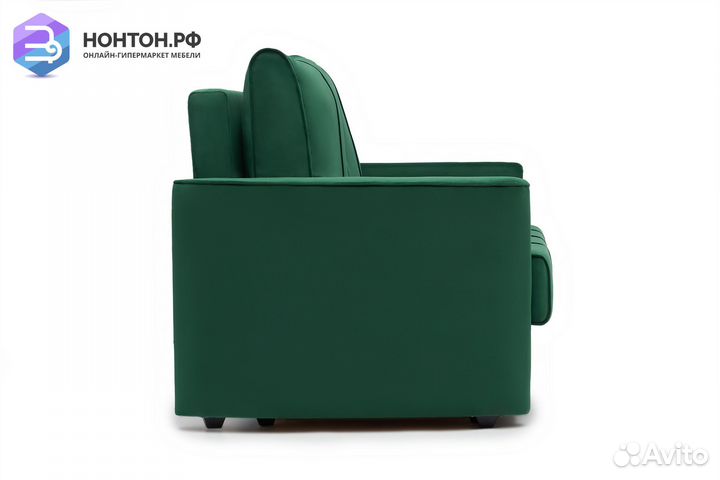 Диван еврокнижка Колибри изумрудный