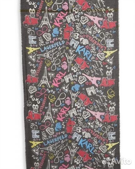Шарф палантин Karl Lagerfeld оригинал