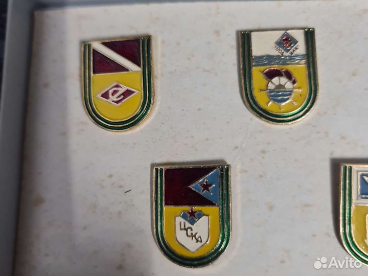 Набор значков,Спортивные общества СССР 