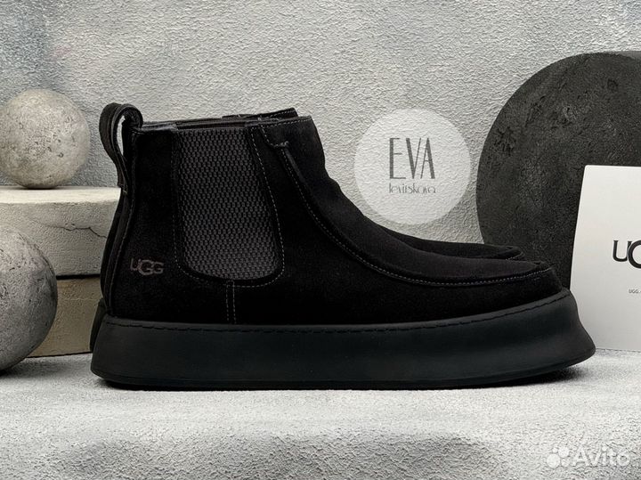 Ботинки мужские Ugg Chelsea Crafted Black