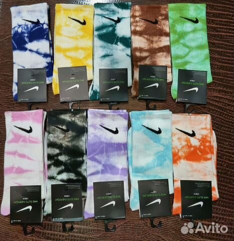 Носки nike Tie dye