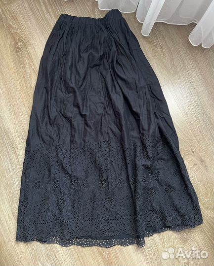 Юбка zara хлопок 48