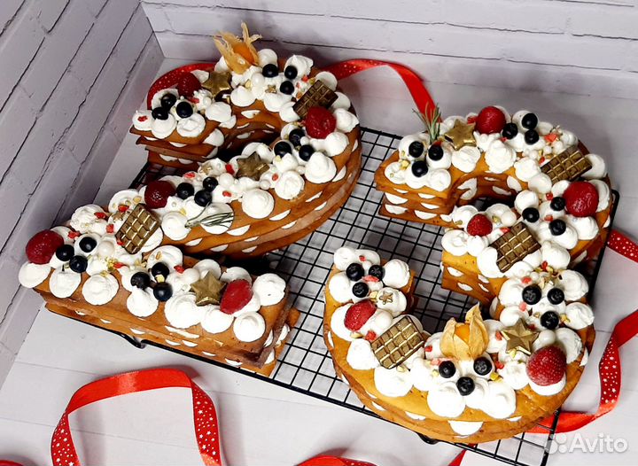 Домашний торт Медовик - Красный бархат