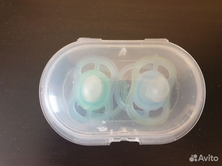 Пустышки-соски Philips Avent ultra air night 0-6м