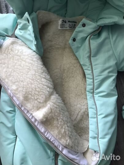 Зимний комбинезон трансформер для новорожденных