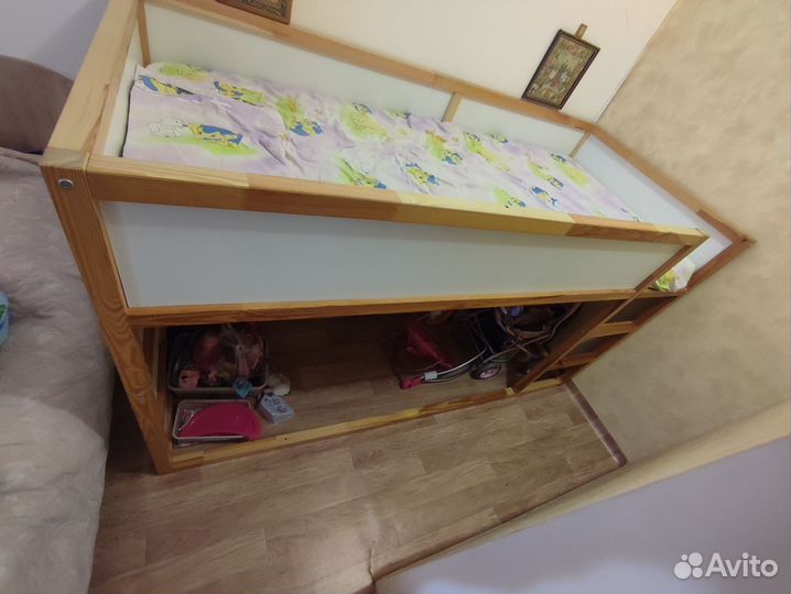 Детская кровать IKEA с матрасом