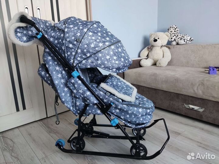 Детские санки коляска Ника