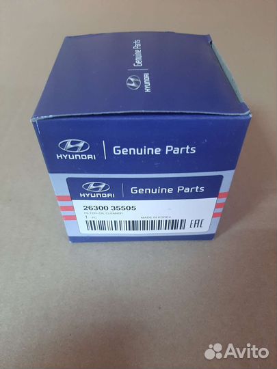 2630035505 Фильтр масляный KIA hyundai