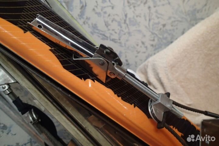 Крепления лыжные тросиковые Бойцовские нерж./титан