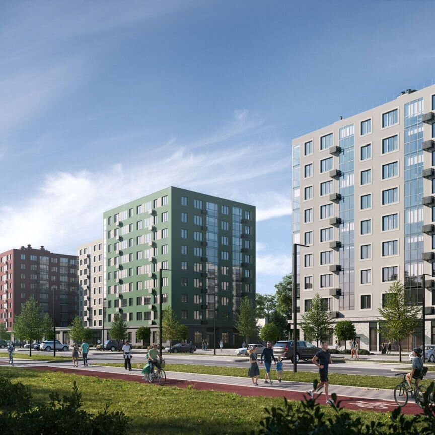 1-к. квартира, 37,8 м², 9/9 эт.