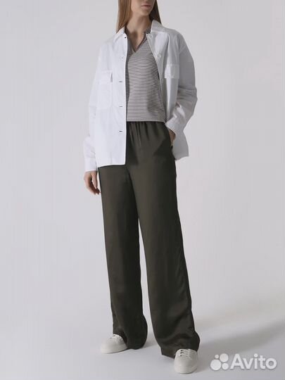 Поло хлопковое в полоску Aspesi