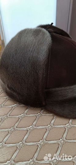 Норковая шапка мужская