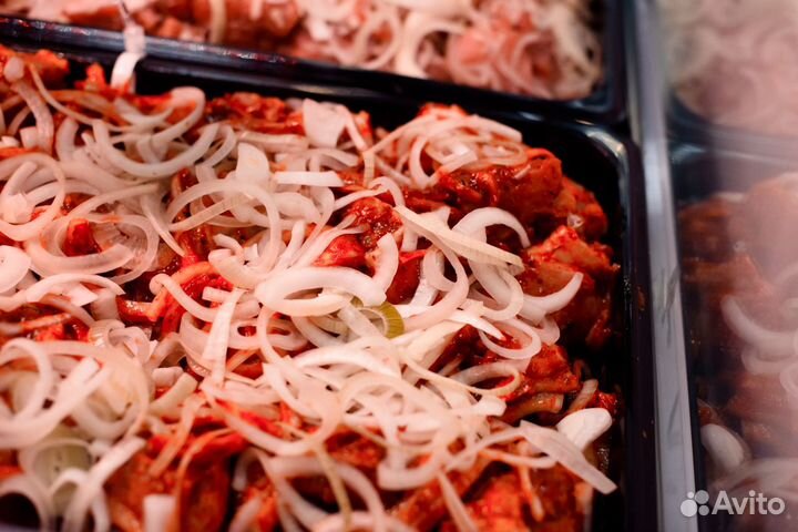 Шашлык, купаты, курица, полуфабрикаты доставка