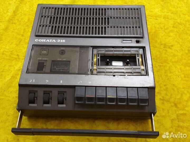 Дека кассетная Соната216, 1987г